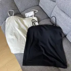【新品】 ユニクロ　エアリズム チューブトップ　2枚セット