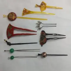 ぬ*べ様 かんざし 和装　小物　10本セット