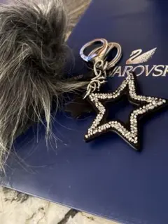 Swarovski 星型バッグチャーム