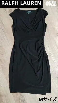 美品✨️　RALPH LAUREN　 ラルフローレン　黒ノースリーブ ワンピース