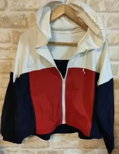 RETRO GIRL フード付きジャケット 赤白青のサムネイル