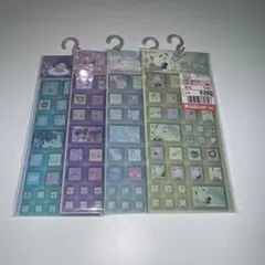 サンリオ　タイルシール　シナモン　クロミ　ハンギョドン　ポチャッコ　4点セット