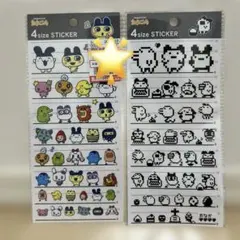 4size stickerたまごっちシール 2点セット