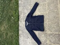 Levi's フリンジ付きデニムジャケット ネイビー