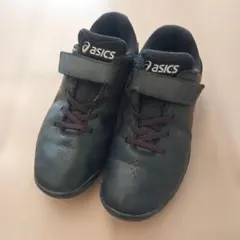 【ASICS 】アシックス 少年野球 スパイク 黒 23.5㎝ マジックテープ