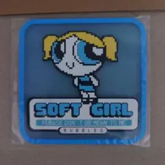 パワーパフガールズ　ガチャガチャクリアラバーコースター2　バブルスB