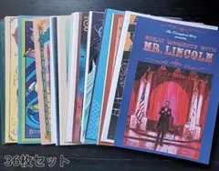 【ディズニーテーマパークポスター】 切り抜き済み36枚セット！