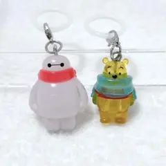 ディズニー ウィンターめじるしアクセサリー プーさん　ベイマックス