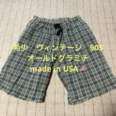 希少 old Gramicci チェック柄 ショートパンツ メンズ Sサイズ