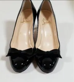 クリスチャンルブタン エナメル　パンプス　37