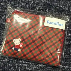 ⭐︎新品未使用未開封⭐︎ファミリア ポーチ 赤チェック - メルカリ