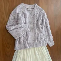 gelato pique ジェラートピケ いちごシリーズスフレネップカーディガン