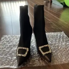 ビジュー ブーツ