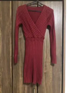 LIP SERVICE ミニワンピース ボルドー