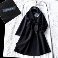 極美品✨マックスマーラ クチートアマーノ ロングコート アンゴラ ダブルフェイス 極美品‼️【マックスマーラ】希少44サイズ ライトブルークチート