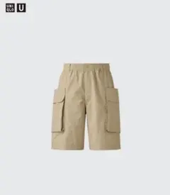 過去作 廃盤 UNIQLO-U パラシュート カーゴショーツ ベージュ L