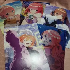 五等分の花嫁 イラストボード　5枚セット