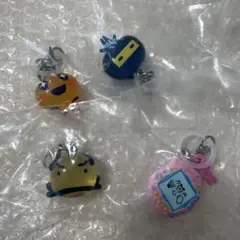 たまごっち めじるしアクセサリー３　めめっち　ござるっち　おやじっち　ふぁみたま