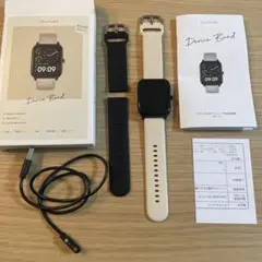 Device Band スマートウォッチ 本体　スリーコインズ　アイボリー