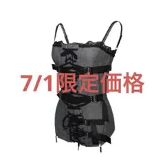 burlesque layered corset THEREDTHREAD - メルカリ