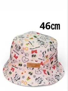 Disney ミニーマウス柄 ベビー 帽子 46cm ハット