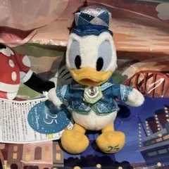 ディズニー　ドナルド　ぬいぐるみバッジ　ぬいば　ディズニーシー