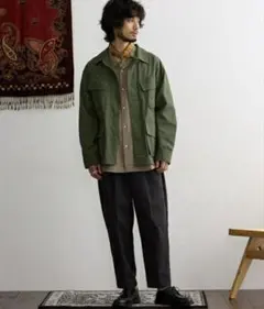 アウター ミリタリーシャツジャケット 大きいサイズ メンズ ニッセンnissen