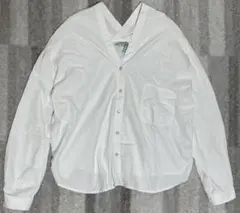 mystic 襟なし シャツ ブラウス F クリーニング済