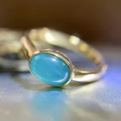 天然 パライバトルマリン ヴィンテージ￼ 0.96ct K18 GRJブラジル