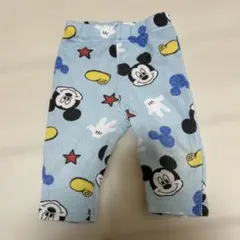 ミッキー　七分丈レギンス　80cm 水色のサムネイル
