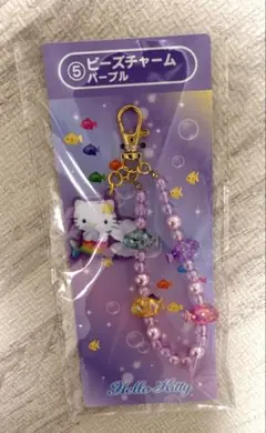 ハローキティ ビーズチャーム パープルのサムネイル
