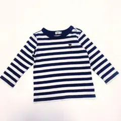 【美品】ミキハウス ダブルビー ロンT カットソー　90