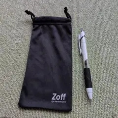 Zoff メガネケース 黒