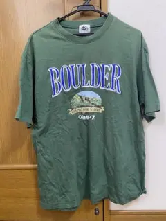 CAMP7 Boulder Tシャツ Mサイズ グリーンのサムネイル
