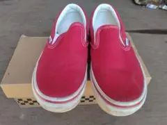 Vans Classic Slip-On レッド 23.5