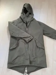 BEAMS オリーブグリーン モッズコート