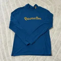 Resurrection モックネックシャツ ネイビー | Mercari