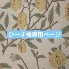 ぴーす様専用ページ