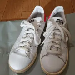adidasオリジナルス  アディダス   スタンスミス  ピンク×白 23.5