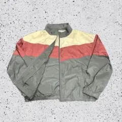 【早い者勝ち】短丈 オールドナイロンジャケット 古着