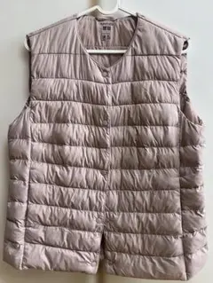 パフテックコンパクトベスト L ピンク UNIQLO