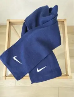 Nike 00s ネイビー マフラー　ポーカーズあつむ着用