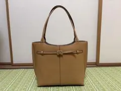 marie claire キャメル　ハンドバッグ