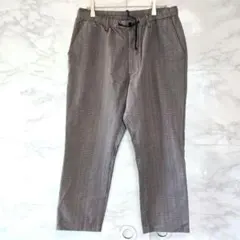 ビームスハート チェック柄 ドローストリング カジュアルパンツ