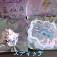 ディズニーストア　シークレットチャーム　マスコット　桜シリーズ　スティッチ