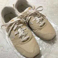 ジャンク品　ニューバランス　スニーカー　靴　373 ベージュ　28cm メンズ