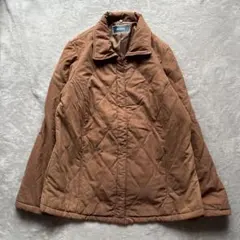 00's vintage キルティングジャケット ブラウン アメカジ 古着のサムネイル