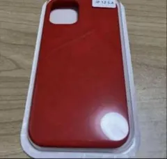 iPhone 12 mini ケース 新品 レッド シリコン 衝撃吸収