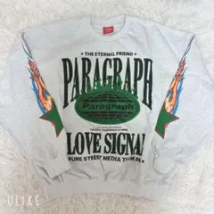 パラグラフ paragraph トレーナー スウェット