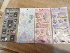 キラキラカプセルシール　キラキララインストーンシール